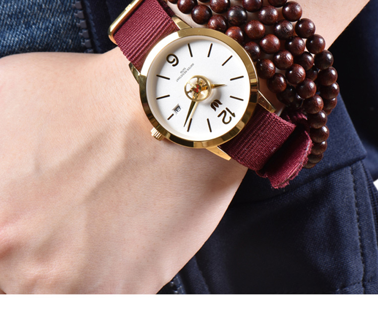帆布手表男