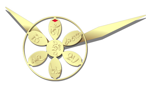 六字大明咒指針